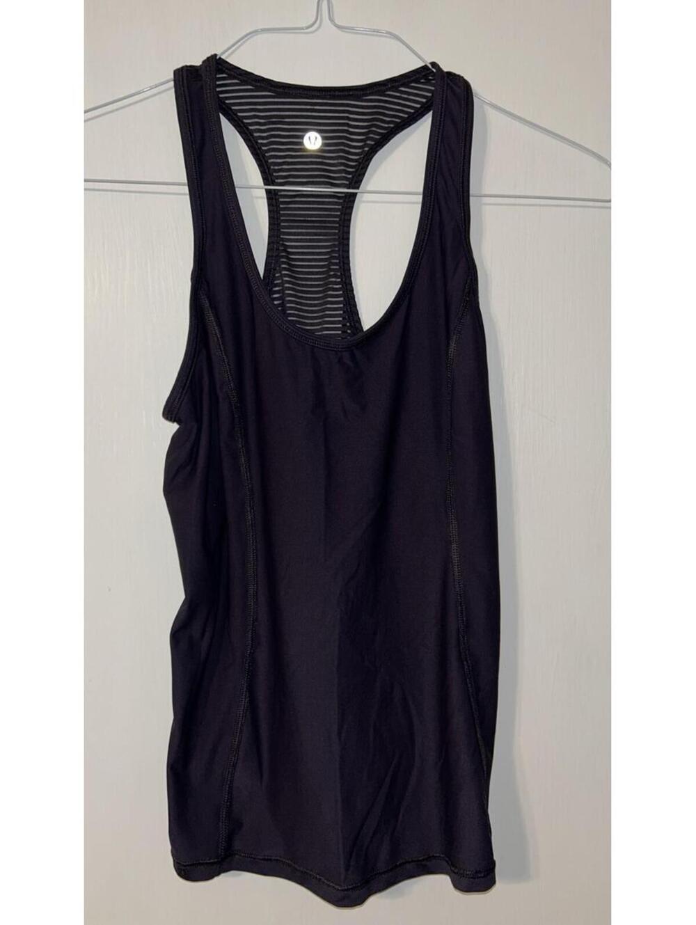 Lululemon Women Athletic Top- deep purple Racerback Pullover scoop neck -S
